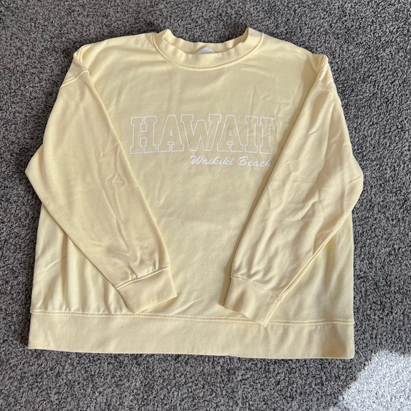 Waikiki beach, Hawaii Crewneck - Picture 1 of 3